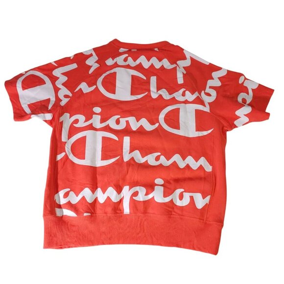 Champion Reverse Weave Crewneck Sweatshirt XL Papaya Heavyweight Cotton - Picture 9 of 9